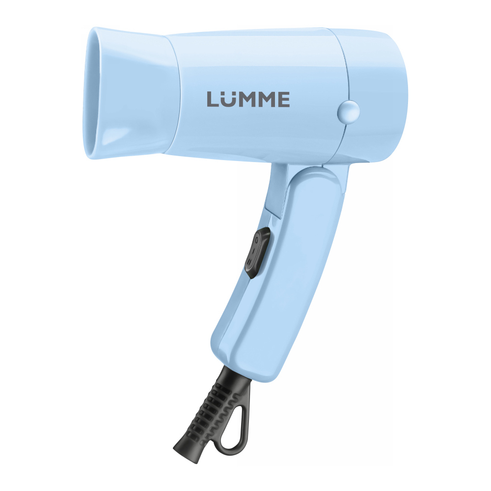 Фен LUMME LU-1056 светлый аквамарин (1200Вт, 2реж, складн ручка, концентр) (10/уп)
