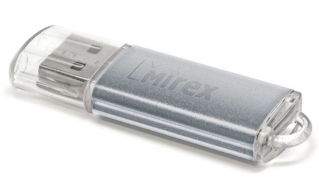 USB2.0 FlashDrives 8Gb Mirex UNIT SILVER