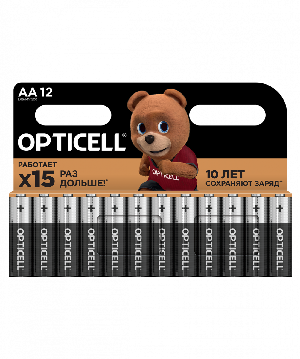 Бат LR6            Opticell BP-12 ( 12/144шт)
