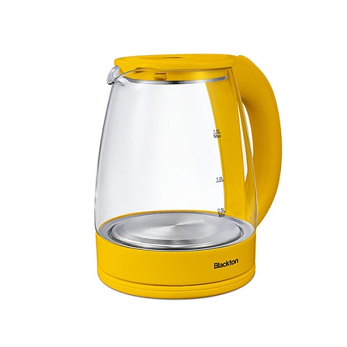 Чайник Blackton Bt KT1800G Жёлтый стекл (1,8 л, 1500Вт, диск)