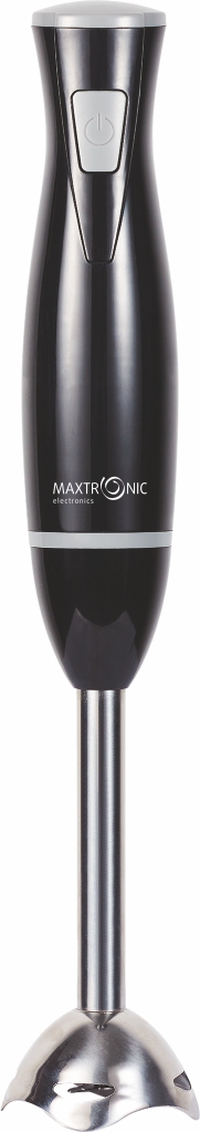 Блендер MAXTRONIC MAX-708 чёрн (400Вт, мет нога, 1 скор, подар упаковка) /18