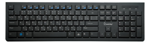 Клавиатура SmartBuy 206 US-K черный   USB мультимедийная (SBK206USK)