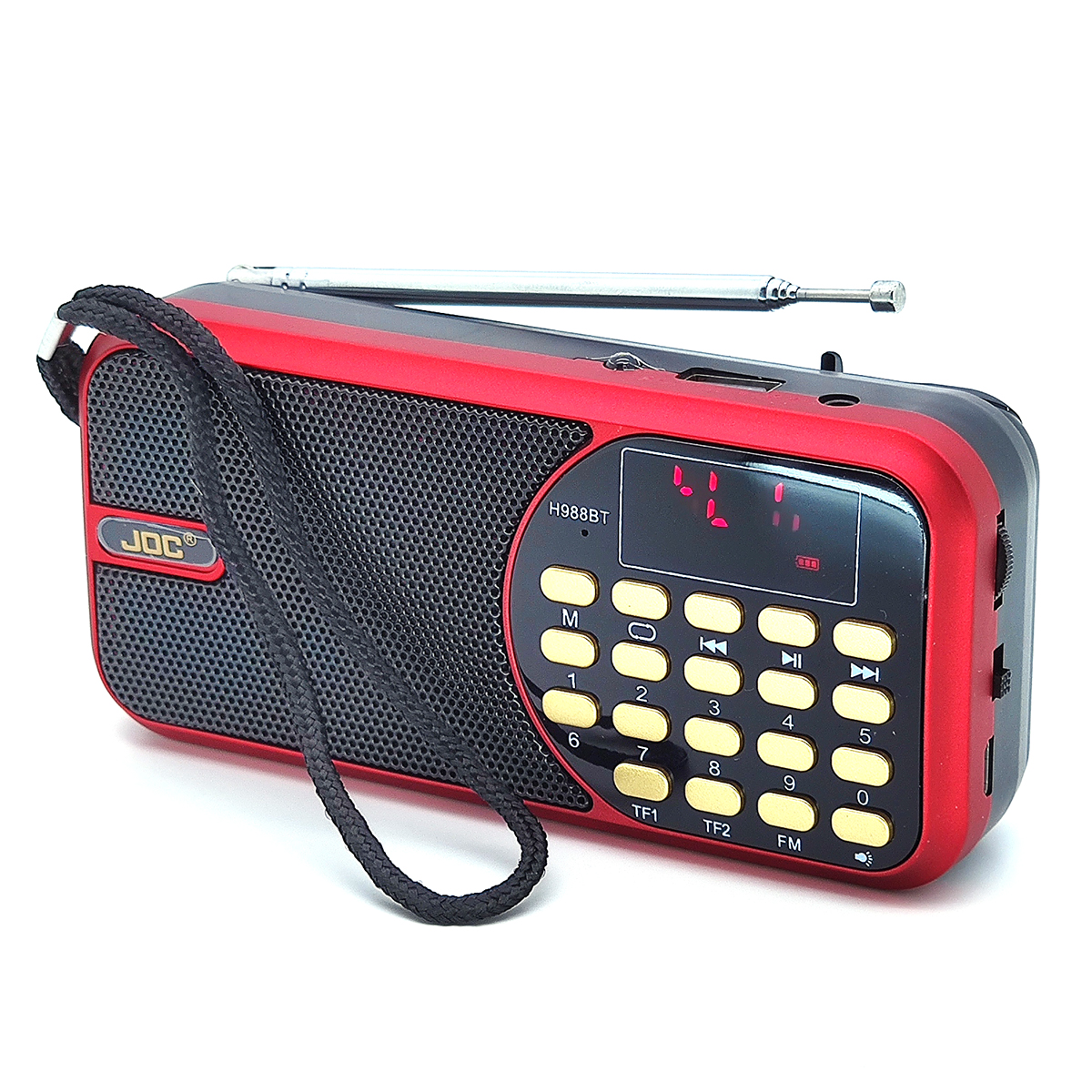 радиопр JOC H988BT (фонарь, акк 18650, USB,Bluetooth)