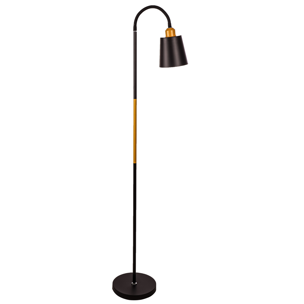 Светильник напольный BY, 157,5 см, E27,220-240В, пластик, черный