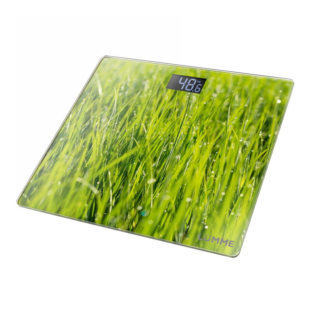 Весы напольные LUMME LU-1329 {new} молодая трава (электронные, LCD-диспл, 180 кг/100г) 10/уп