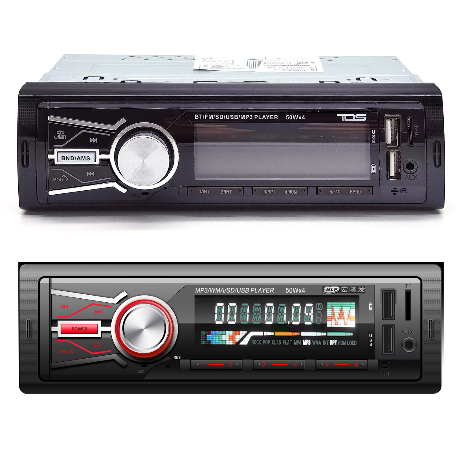 Авто магнитола  TDS TS-CAM12 (MP3  радио,USB,TF,bluetooth)