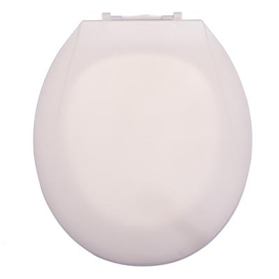 Сидение - крышка  для унитаза пластик, 41x35,5см, белое (571-131)