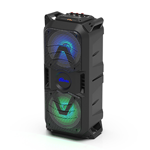 Колонки RITMIX SP-850B black (Bluetooth 5.0,эквалайзер,мощность 12+12Вт,RGB подсветка.вход для мик)