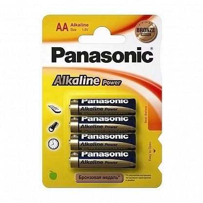 Бат LR6            Panasonic Alkaline Б/Б (48шт/240)