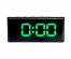 часы настольные  NA-6093/4 (ярко-зеленый)  дата+температ.