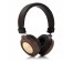 Наушники беспроводные SAIYO SY-1614 Коричневые большие гарнитура (bluetooth)