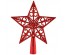 Верхушка на елку "Звезда объемная ажурная" цвет красныйгрушки оптом. Елочные игрушки оптом по низкой цене со склада в Новосибриске. Елочные игрушки оптом.