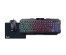 Комплект игровой клавиатура+мышь+коврик Smartbuy RUSH Shotgun черный (SBC-307728G-K)