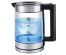 Чайник MAXTRONIC MAX-414 стекл, чёрн, нерж (1,8 кВт, 1,8 л) (12/уп)