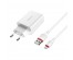 Блок пит USB сетевой  BOROFONE BA21A + кабель Micro USB Белый (1USB, QC3.0, 18W)