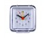 Часы будильник  B1-018W (7х7 см)  прозрачный Классика в полоску