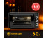 Духовка электрическая Oasis M-50CB1 чёр (50л, 1600Вт, конвекция, реш, кругл и прям противн, Турция)