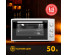 Духовка электрическая Oasis M-50CW1 бел (50л, 1600Вт, конвекция, реш, кругл и прям противн, Турция)