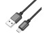 Кабель USB - micro USB BOROFONE BX87 Черный 2.4A, нейлон, 1м