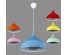 3525/1MIX (6) (GN, OR, RED, BL. YL, PN)  Светильник бытовой потолочный (лампочка 220V 15W E14)