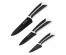 Набор ножей LARA LR05-29  3 предмета, черное керамическое покрытие Black Ceramic (полный блистер)