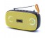 Колонка портативная с BLUETOOTH  OT-SPB103 Жёлтый (2*5Вт, FM/USB/TF/AUX, микр, акк, 17.6*5*10 см)