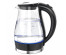 Чайник MAXTRONIC MAX-413 стекл, чёрн (1,8 кВт, 1,8 л) (12/уп)