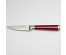 Нож Alpenkok AK-2080/E для чистки овощей с красной ручкой "Burgundy" 3,5" (8,89 см) (120/12) оптом. Набор кухонных ножей в Новосибирске оптом. Кухонные ножи в Новосибирске большой ассортимент