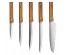Набор ножей LARA LR05-15  5 предметов, универсальный/поварской/д.овощей/д.хлеба/д.нарезки 3CR14