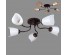 1003/5 (4) (2 коричневых, 2 белых) Светильник бытовой потолочный (лампочка 220V 15W E27)