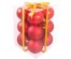 Шары PB6-12SMB-R, 6 см, 12 шт в ПВХ-упаковке,  цвет-красный ( 4 глянц., 4 мат., 4 сверк.)грушки оптом. Елочные игрушки оптом по низкой цене со склада в Новосибриске. Елочные игрушки оптом.